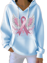 Women's Hooded Long-sleeved Pullover Shirt