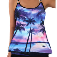 Split Swimsuit Two Piece Suit