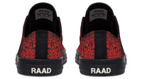 Fashion Printed Couple High Top Canvas Shoes