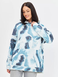 Women's Autumn Long-Sleeve Hooded Pullover With Print