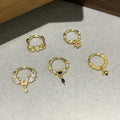 Bow Love Ornaments Nose Nail