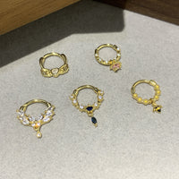 Bow Love Ornaments Nose Nail