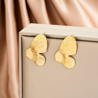 Premium Fashion Irregular Earrings, High-End Unique Niche Design, Stainless Steel Earrings Jewelry For Women