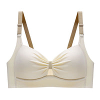 Summer Thin Small Breast Push Up Push Up Anti-sagging Comfortable Wireless Bra