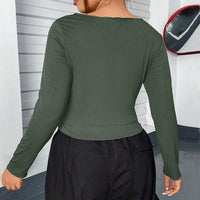 Women's Slim-fit Short Design Long-sleeve Inner Top