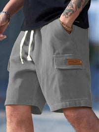 American Men's Striped Loose Casual Shorts