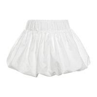 Pure Color All-matching Puffy High Waist Ultra Short Skirt