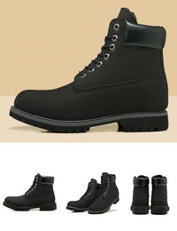 Kick Not Bad Martin Boots Outdoor Waterproof High-top Rhubarb