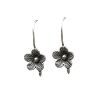 Homemade Sterling Silver Earrings Eardrop Silver Accessories Silver Ear Hook