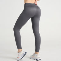 Cross Waist Thread Sports Tights Seamless