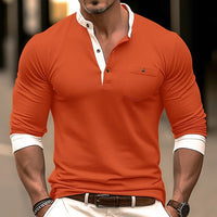 Personality Men's Long Sleeve Round Neck T-shirt