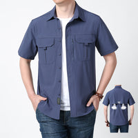 Outdoor All-matching Short Sleeve Quick-drying Breathable Shirt