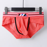 Mid Waist Men's Ice Silk Elephant Trunk Briefs