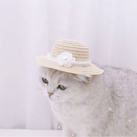Handmade Adjustable Bowknot Summer Spring Dogs And Cats Pet Hat