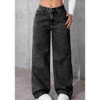 Women's Straight-leg Pants Loose-fitting Casual Trousers