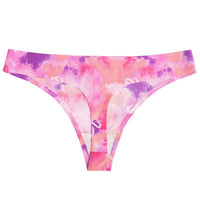 Printed Breathable One Piece Low Waist Thong Women