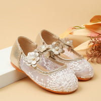 Ancient Style Soft Bottom Embroidered Flower Chinese Style Princess Single-layer Shoes