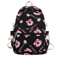 Cute Print High School Student Computer Backpack