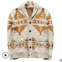 European And American Fashion Brocade Sweater Long Sleeve Plus Size Knitwear Coat Top