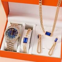 Women's Watch Set Fashionable Ins Style All-match Quartz