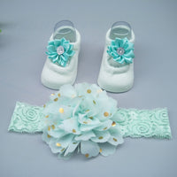 New Baby Girl Socks Headband Gift Box