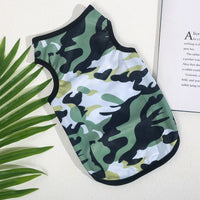 New Camouflage Vest Dog Clothes