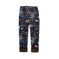 Fleece-lined Thermal Leggings For Girls