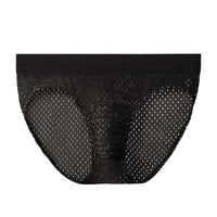 Men's Underwear Ice Silk Solid Color Low Waist