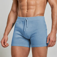 Summer Men's Sexy Tight Solid Color Casual Shorts