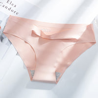 Ice Silk Underwear Women's Seamless One-piece Comfortable Underwear