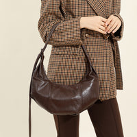 Crossbody Croissant Leather Shoulder Underarm Bag