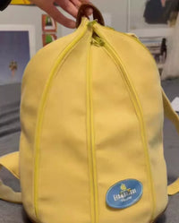 Girls' Backpack For Junior And Senior High School Students Large-capacity Student Bag Banana-shaped