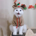 Hooded Sweater Apricot Elk Pet Clothes
