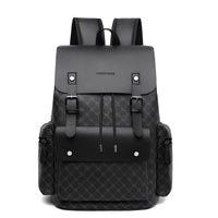 Backpack Men's Plaid Commute Leisure Office Worker