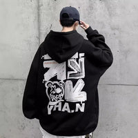 Oversized Fleece-Lined Heavyweight Hoodie From A Trendy American Brand Versatile And Stylish