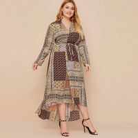 Loose Oversized Parisian Bead Retro Long Sleeved Robe