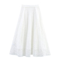 Texture Simple Style Women's Overskirt