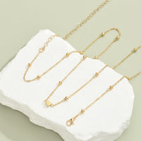 Creative And Fashionable Heart-shaped Bead Waist Chain, Golden Alloy Waist Chain For Women, Summer Accessory.