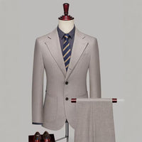 Italian Naples Men's Business Formal Casual Suit