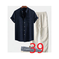 Men's Fashion Shirt Slim Fit Suit