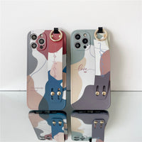 Moran Green Retractable Wristband Phone Case