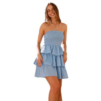 Tube Top Dress For Women Waist-cinching And Slimming