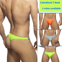 Low Waist Multicolor Printing AD Swimming Trunks