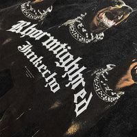 Animal Print Washed Old Long Sleeve Ins American Style