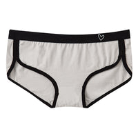 Cute Girl Pure Cotton Heart-shaped Seamless Briefs