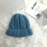 Macaron Color Women's Knitted Wool Warm Hat