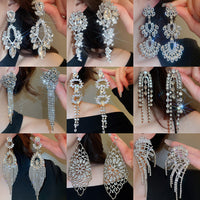Stylish Letter-shaped Tassel Earrings
