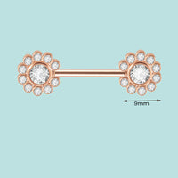 Stainless Steel Pin Adhesive Nail Butterfly Colorful Crystals
