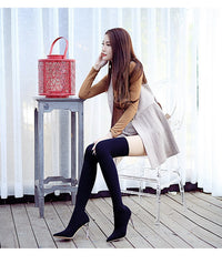 Over The Knee Fake Calf Fake Thigh Bottoming Pantyhose Winter