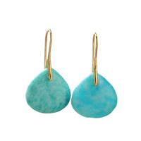 Women's Natural Stone Teardrop Earrings
